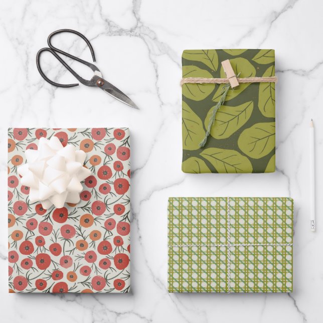 Inspiriert Geschenkwrap Geschenkpapier Set (Vorderseite)