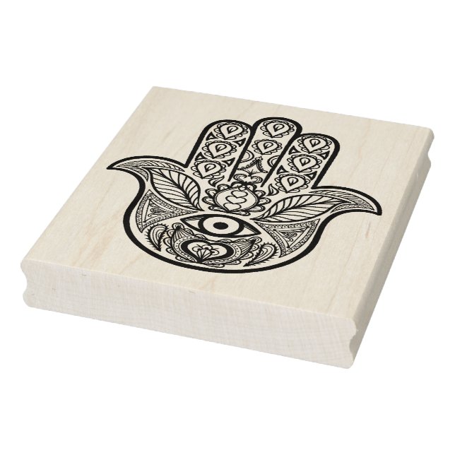 Inspiriert Hamsa Hand Gummistempel (Stempel)