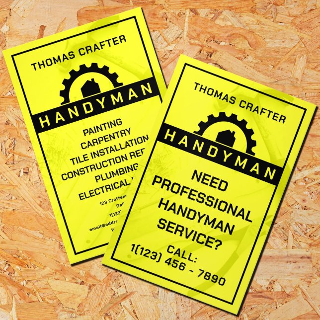 Inspiriert Handwerk und Instandsetzung Flyer (Von Creator hochgeladen)