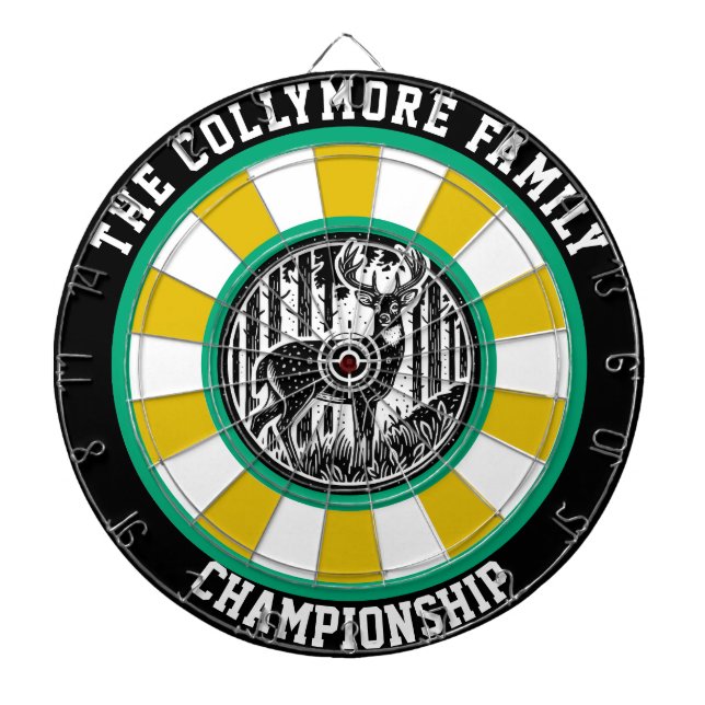 Inspiriert Hirschwall Dartscheibe (vorne)