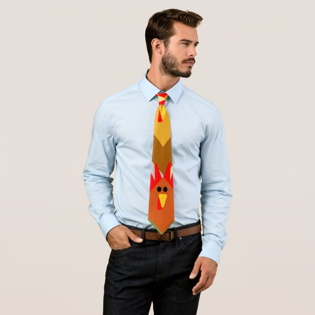 Inspiriert Hühner Neck Tie Krawatte (Beispiel)