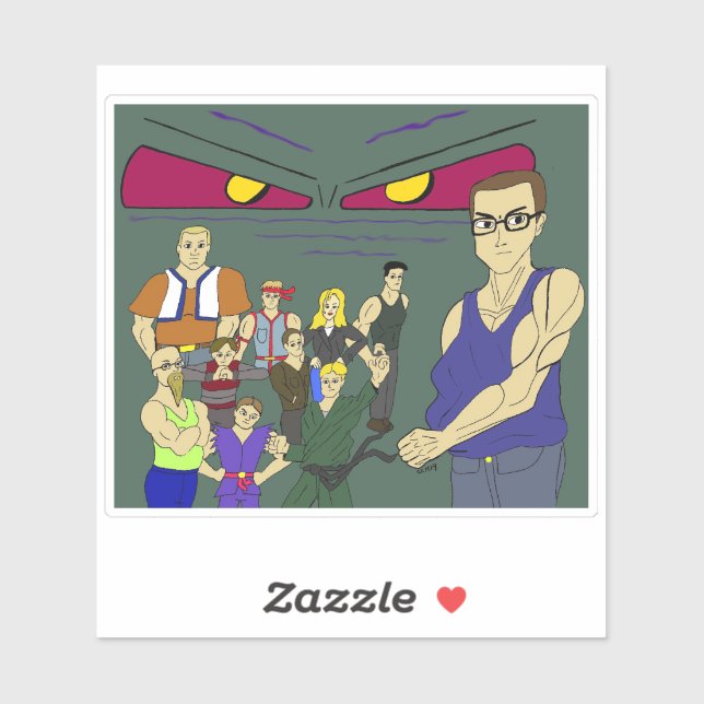 inspiriert Klassenkameraden Aufkleber (Blatt)