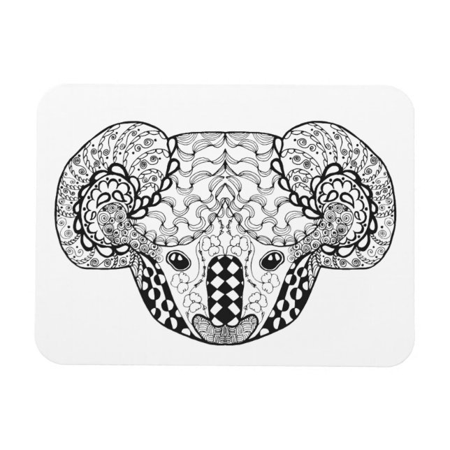 Inspiriert Koala Bear Magnet (Horizontal)