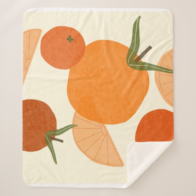 Inspiriert: Moderne Abstrakte Formen Sherpadecke (Vorderseite)