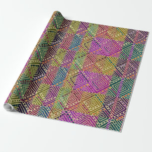Inspiriert Muscheltuch   Ankara Style Beautiful Geschenkpapier