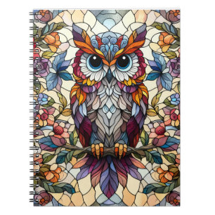 Inspiriert Owl gestanztes Glas Notizblock