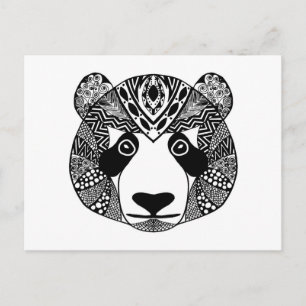 Inspiriert Panda Postkarte
