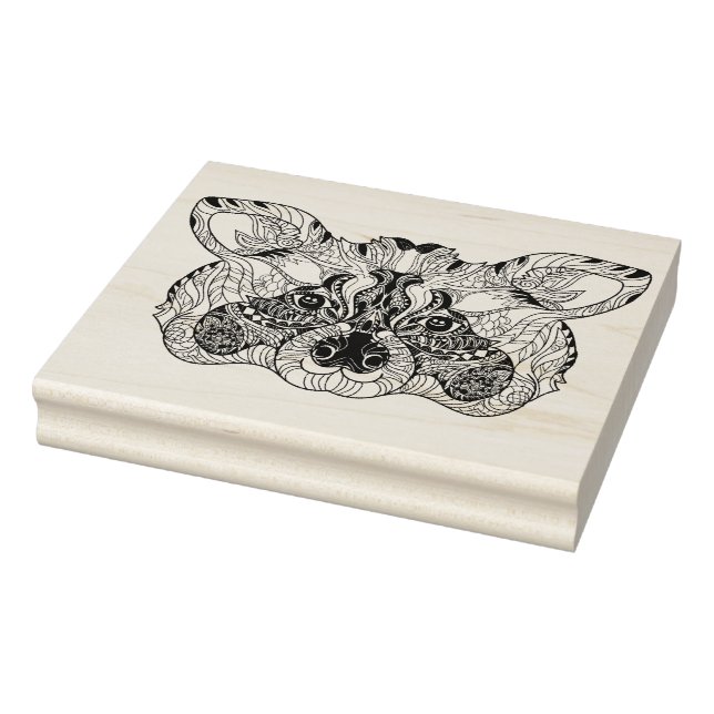 Inspiriert Raccoon Gummistempel (Stempel)