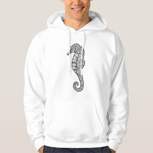 Inspiriert Seepferd Hoodie (Vorderseite)