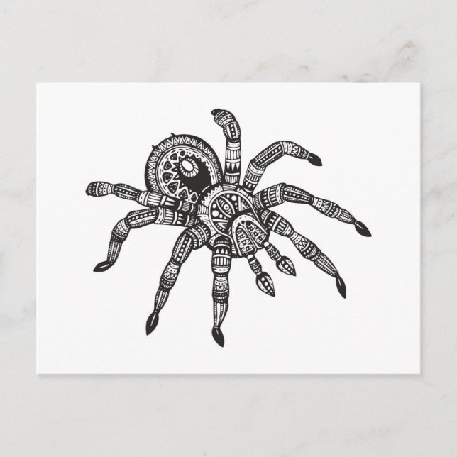 Inspiriert Spider Postkarte (Vorderseite)