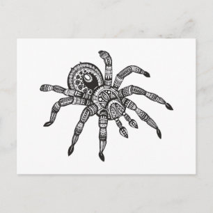 Inspiriert Spider Postkarte