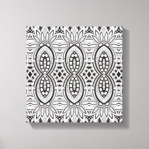 Inspiriert Stammes Zeichnend 6 Leinwanddruck