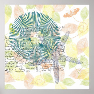 Inspiriert Starfish Poster