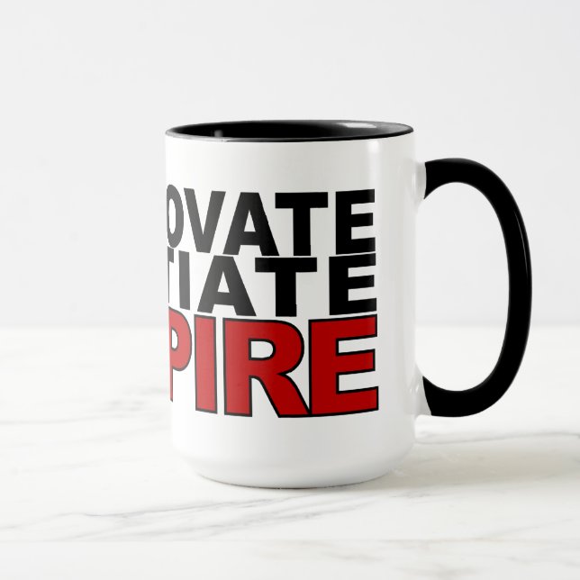 INSPIRIERT Tasse - wählen Sie Stil & Farbe (Rechts)