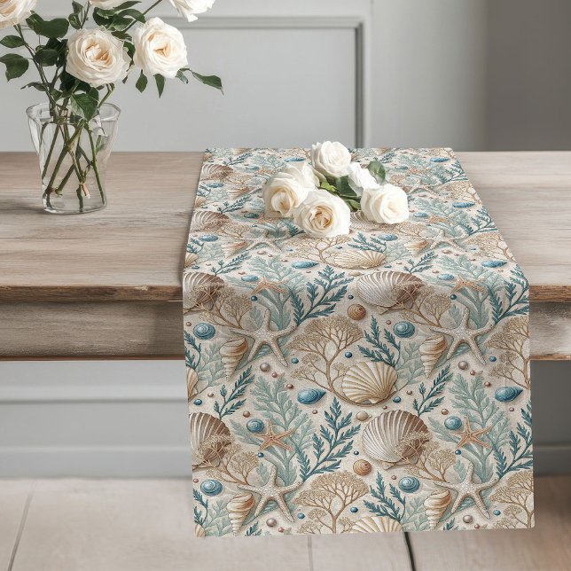 Inspiriert Tischläufer für Küstenvibes (Marine-Inspired Table Runner for Seaside Vibes)