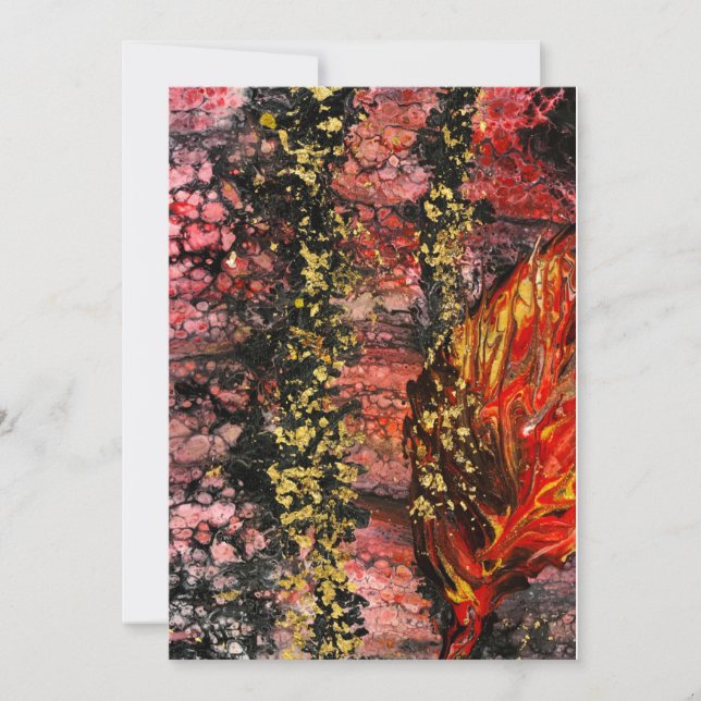 Inspiriert von der kalifornischen Feuerwehr Einladung (Vorderseite)