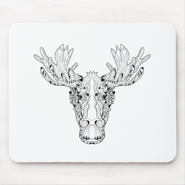 Inspiriert von einem Elch Mousepad (Vorne)