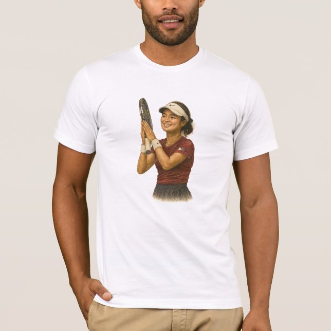 Inspiriert von Filipino Tennis Alex Eala T-Shirt (Vorderseite)