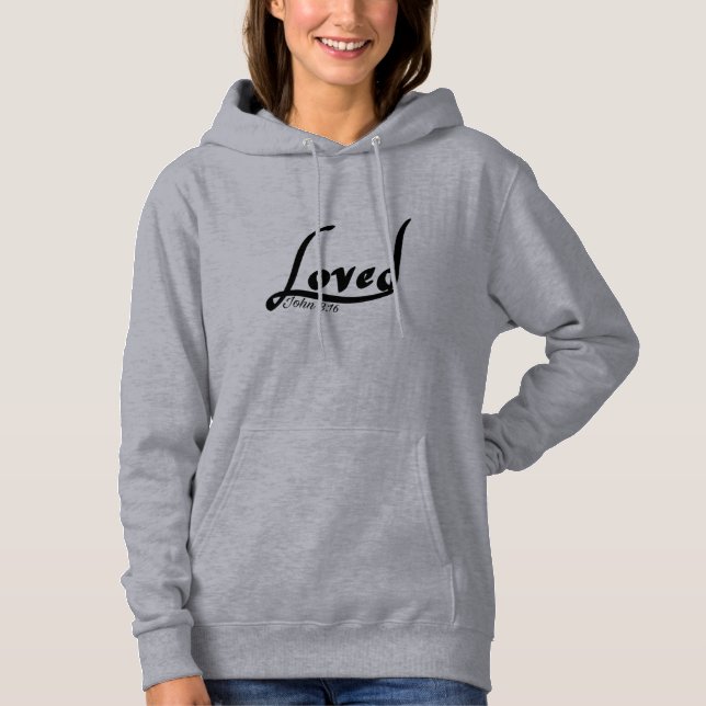 Inspiriert von John 3:16 Pullover Sweatshirt (Vorderseite)