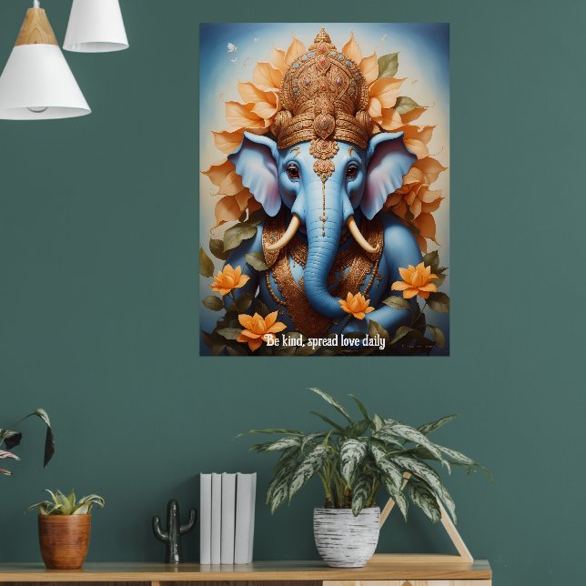 Inspiriert von Lord Ganesha Poster (Wohnzimmer 1)