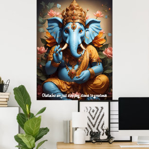 Inspiriert von Lord Ganesha Poster
