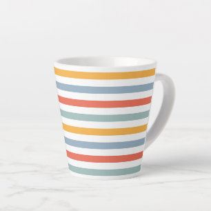Inspiriert von Vintage 1970er Jahren Mehrfarben ge Milchtasse