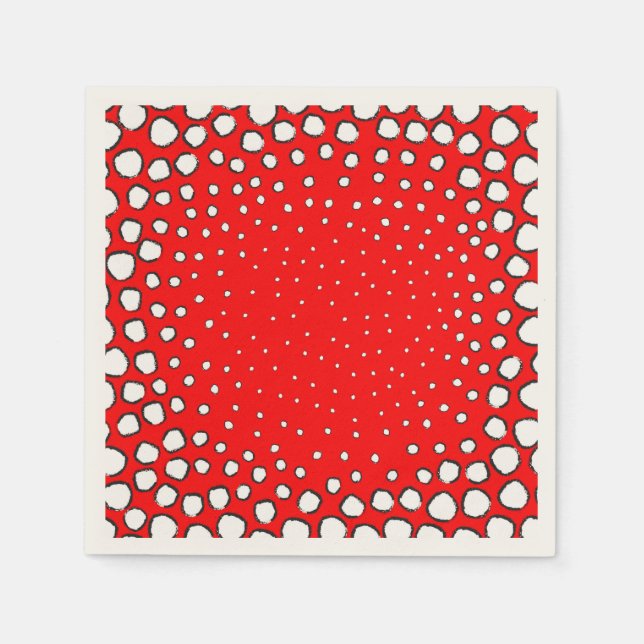 Inspiriert von Vogelfedern Serviette (Vorderseite)