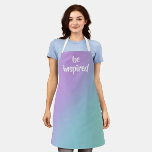 "Inspiriert" Weiche Pastel Gradient Schürze