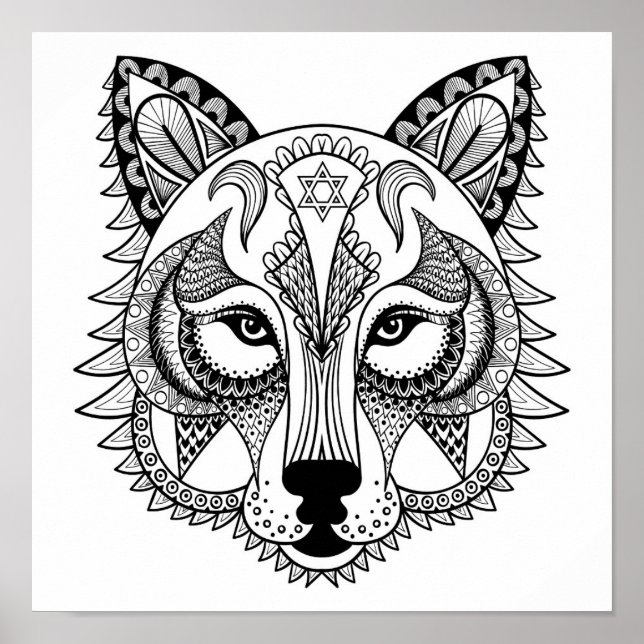 Inspiriert Wolf Poster (Vorne)