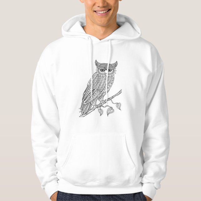 Inspiriert Zauberei auf Zweig Hoodie (Vorderseite)