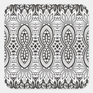 Inspiriert Zeichn Quadratischer Aufkleber
