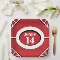 Inspirierte Baseball-Papierplatte
