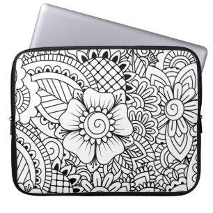 Inspirierte Blumen Laptopschutzhülle