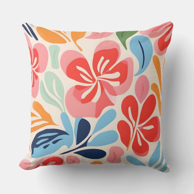Inspirierte Blüten Kissen (Vorderseite)