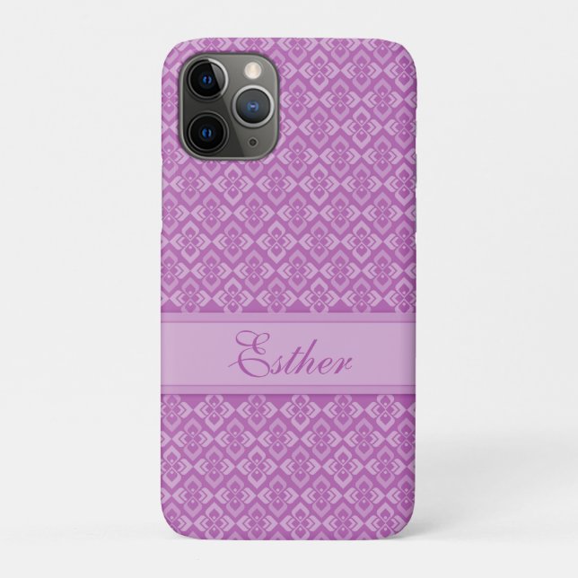 inspirierte Couture lila Case-Mate iPhone Hülle (Rückseite)