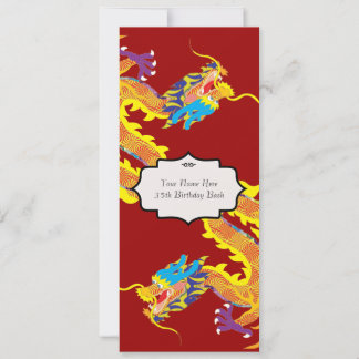 Inspirierte Einladung des chinesischen Drachen