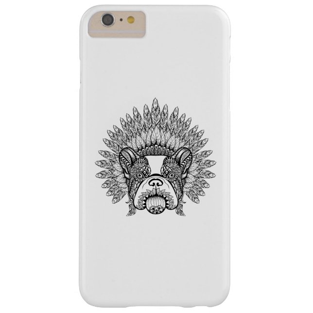 Inspirierte französische Bulldogge in der Case-Mate iPhone Hülle (Rückseite)