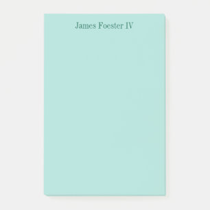 Inspirierte Führungskraft für entspannende Büro Post-it Klebezettel