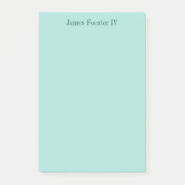 Inspirierte Führungskraft für entspannende Büroanw Post-it Klebezettel