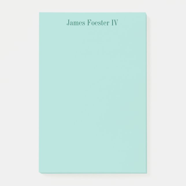 Inspirierte Führungskraft für entspannende Büroanw Post-it Klebezettel (Vorderseite)