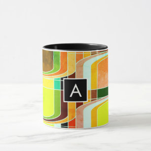Inspirierte Funky Retro Tasse
