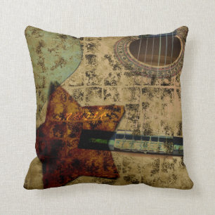 Inspirierte Gitarrenstars Kissen