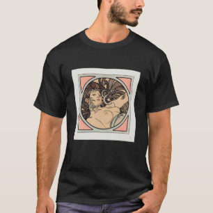 Inspirierte Goddess-Illustration aus Hartglas T-Shirt