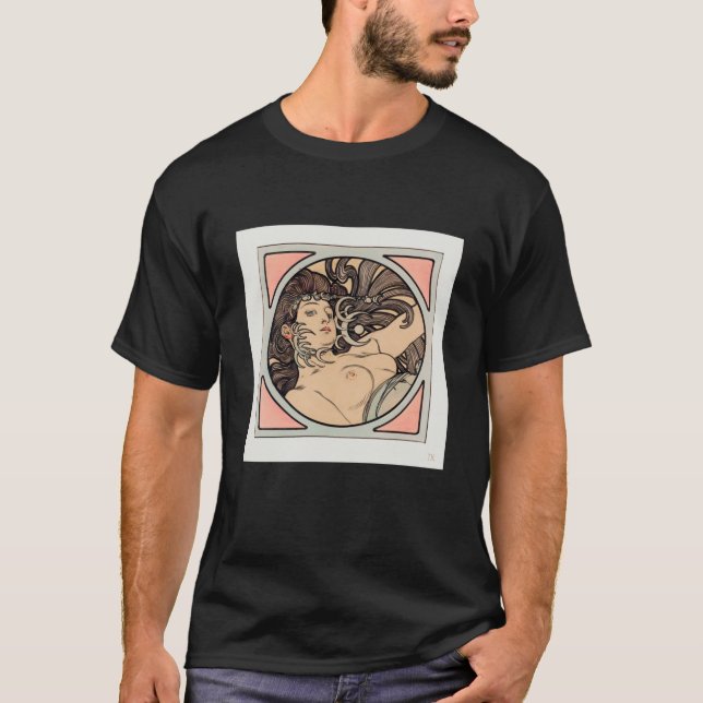 Inspirierte Goddess-Illustration aus Hartglas T-Shirt (Vorderseite)
