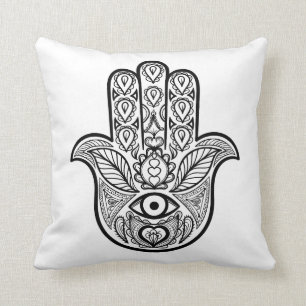 Inspirierte Hamsa Hand Kissen