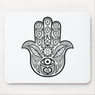 Inspirierte Hamsa Hand Mousepad