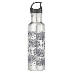 Inspirierte Hand gezeichnetes Hamsa Trinkflasche