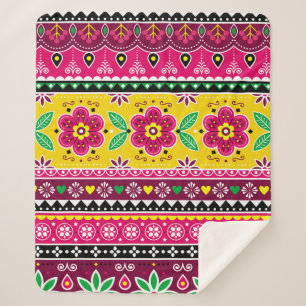 Inspirierte indische oder pakistanische LKW-Kunst Sherpadecke