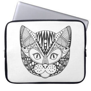 Inspirierte Katze Laptopschutzhülle