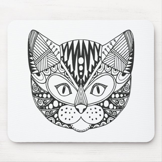 Inspirierte Katze Mousepad (Vorne)